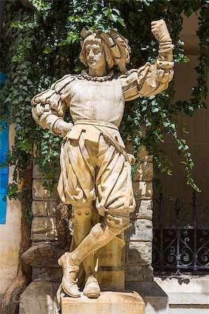 peles castle - Medieval knight statue in the interior courtyard of Peles castle, Sinaia, Romania. Stock Photo - Budget Royalty-Free & Subscription, Code: 400-06952374