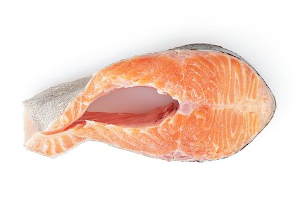 simsearch:400-07044537,k - two fresh trout steak, on white background Foto de stock - Super Valor sin royalties y Suscripción, Código: 400-06953590