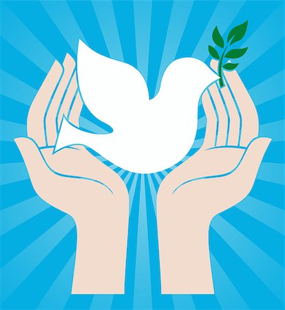 peace dove symbol Stock Photo - Budget Royalty-Free & Subscription, Code: 400-07034719