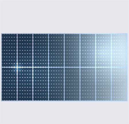 simsearch:693-03312761,k - Reflection in vector solar panels. Stock Photo - Budget Royalty-Free & Subscription, Code: 400-07034974