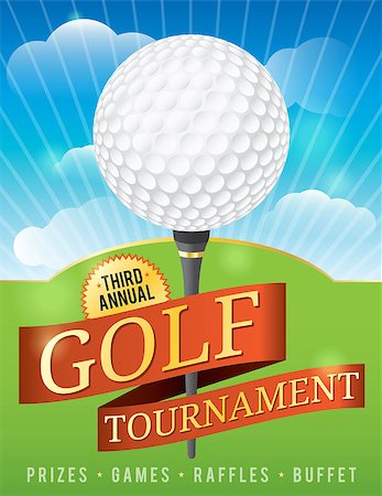 design background for club - A nice design background for a golf tournament invitation or various golf designs. Vector EPS 10 available. EPS file contains transparencies and mask. EPS is layered for easy addition and subtraction of elements. Stock Photo - Budget Royalty-Free & Subscription, Code: 400-07035335