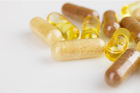 Natural vitamin supplements Stock Photo - Budget Royalty-Free & Subscription, Code: 400-07036362
