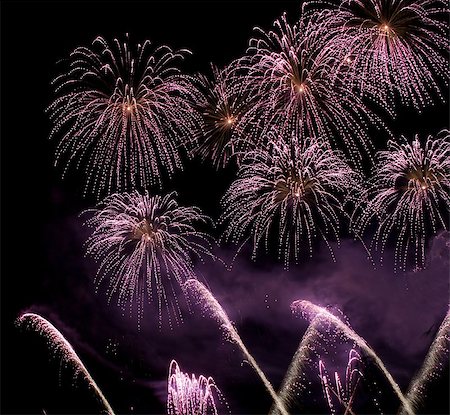 simsearch:400-06736432,k - Firework celebration of new year. Foto de stock - Royalty-Free Super Valor e Assinatura, Número: 400-07036499