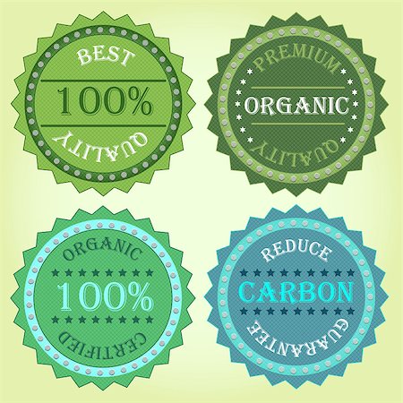 Collection of eco label product, stock vector Stock Photo - Budget Royalty-Free & Subscription, Code: 400-07036897