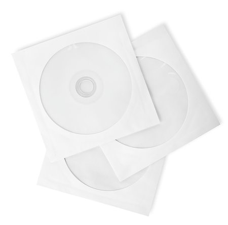 dvd silhouette - Paper bags for CD isolated on a white background Stock Photo - Budget Royalty-Free & Subscription, Code: 400-07037031