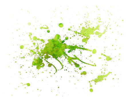 abstract green Painting splash of water color with texture Stock Photo - Budget Royalty-Free & Subscription, Code: 400-07037369