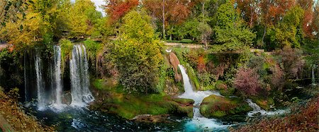 simsearch:400-06767512,k - beautiful view with the waterfalls of duden in Turkey Foto de stock - Royalty-Free Super Valor e Assinatura, Número: 400-07038374
