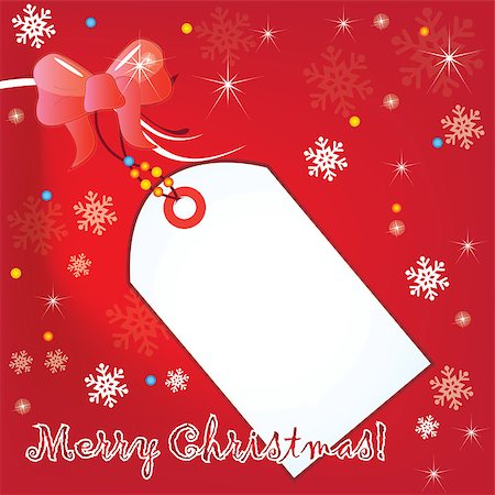 prodigio - Merry christmas2  postcard for print Fotografie stock - Microstock e Abbonamento, Codice: 400-07038674