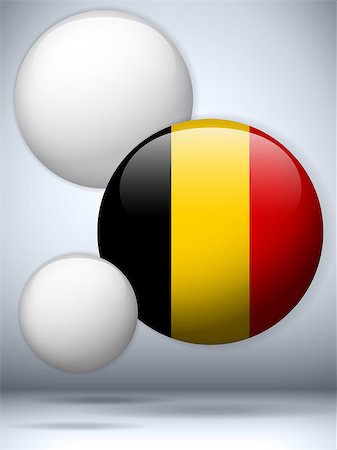simsearch:400-07032470,k - Vector - Belgium Flag Glossy Button Photographie de stock - Aubaine LD & Abonnement, Code: 400-07032474