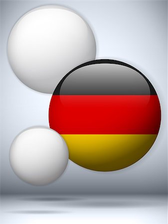 simsearch:400-07032470,k - Vector - Germany Flag Glossy Button Photographie de stock - Aubaine LD & Abonnement, Code: 400-07032484