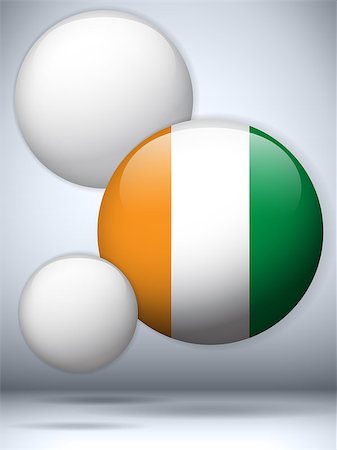 simsearch:400-06365571,k - Vector - Ireland Flag Glossy Button Stock Photo - Budget Royalty-Free & Subscription, Code: 400-07032488