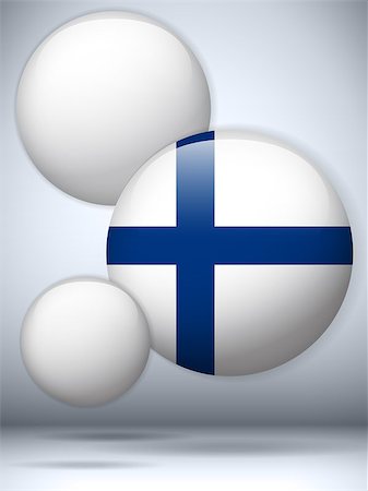 simsearch:400-06365571,k - Vector - Finland Flag Glossy Button Stock Photo - Budget Royalty-Free & Subscription, Code: 400-07032482