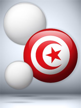 simsearch:400-06365571,k - Vector - Tunisia Flag Glossy Button Stock Photo - Budget Royalty-Free & Subscription, Code: 400-07032507