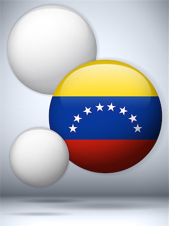 simsearch:400-06365583,k - Vector - Venezuela Flag Glossy Button Stock Photo - Budget Royalty-Free & Subscription, Code: 400-07032510