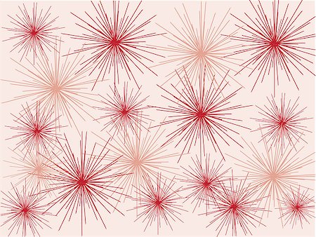 vector fireworks Photographie de stock - Aubaine LD & Abonnement, Code: 400-07032713