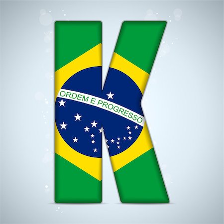 riot - Vector - Brazil Flag Brazilian Alphabet Letters Words Stock Photo - Budget Royalty-Free & Subscription, Code: 400-07032809