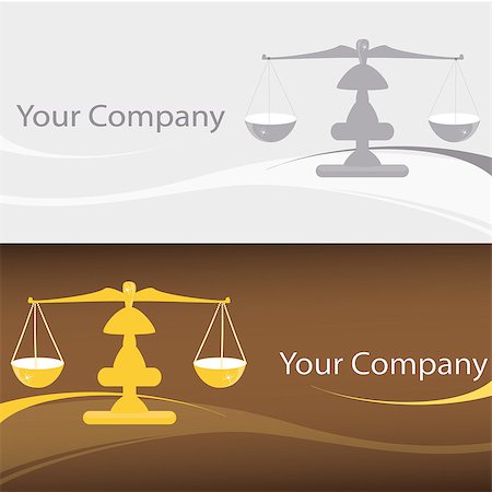 Scales logo symbol for your company Stockbilder - Microstock & Abonnement, Bildnummer: 400-07032841