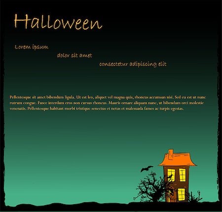 Halloween background Stock Photo - Budget Royalty-Free & Subscription, Code: 400-07033043