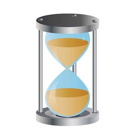 Hourglass vector illustration Stockbilder - Microstock & Abonnement, Bildnummer: 400-07033218