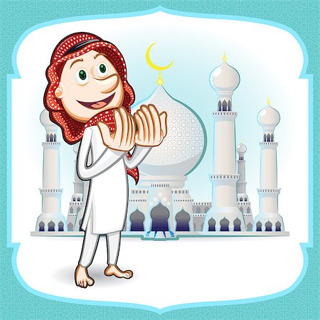 escova (artist) - Moslem Islam Eid Mubarak Celebration Day Greeting Card Stockbilder - Microstock & Abonnement, Bildnummer: 400-07033526