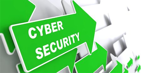 Cyber Security - Security Concept. Green Arrow with "Webinar" slogan on a grey background. 3D Render. Stock Photo - Budget Royalty-Free & Subscription, Code: 400-07045017