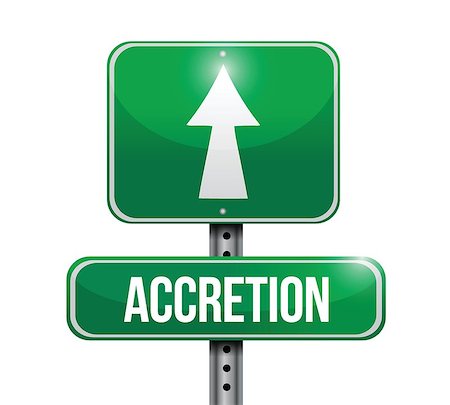 simsearch:400-07050344,k - accretion road sign illustrations design over white Fotografie stock - Microstock e Abbonamento, Codice: 400-07045238