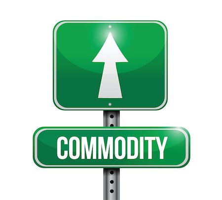 simsearch:400-07050344,k - commodity road sign illustrations design over white Fotografie stock - Microstock e Abbonamento, Codice: 400-07045346