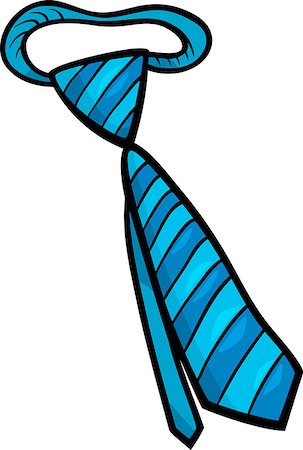 simsearch:400-07046870,k - Cartoon Illustration of Necktie Clip Art Stock Photo - Budget Royalty-Free & Subscription, Code: 400-07046855