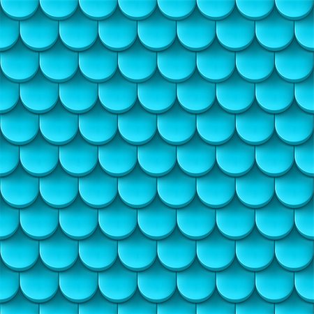 Abstract background with roof tile pattern in light blue color. Stock Photo - Budget Royalty-Free & Subscription, Code: 400-07047114