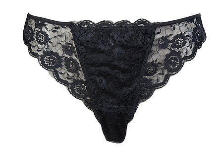 simsearch:400-05298095,k - black lace panties isolated on white background Photographie de stock - Aubaine LD & Abonnement, Code: 400-07047856