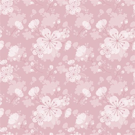siebensternnadel - Oriental Flower Seamless Pattern Background Wallpaper Stockbilder - Microstock & Abonnement, Bildnummer: 400-07048758