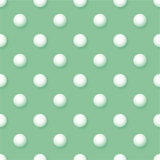 Vector abstract background - vintage seamless polka dots volumetric green pattern eps8 Stock Photo - Royalty-Free, Artist: pzaxe, Image code: 400-07049159