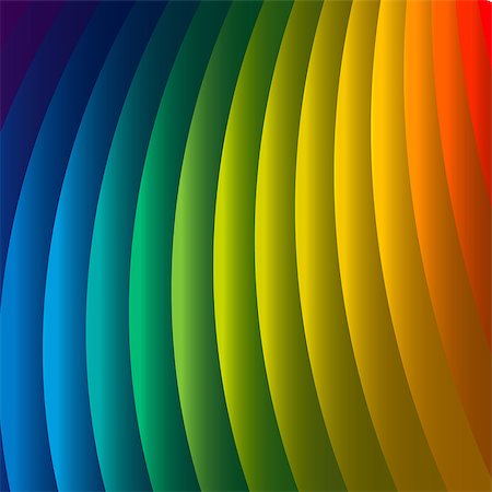 Abstract rainbow background, vector Eps10 illustration. Fotografie stock - Microstock e Abbonamento, Codice: 400-07049845