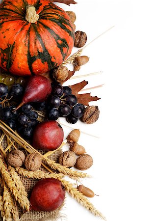 simsearch:400-04744313,k - Autumn concept with seasonal fruits and vagetables Foto de stock - Super Valor sin royalties y Suscripción, Código: 400-07049872