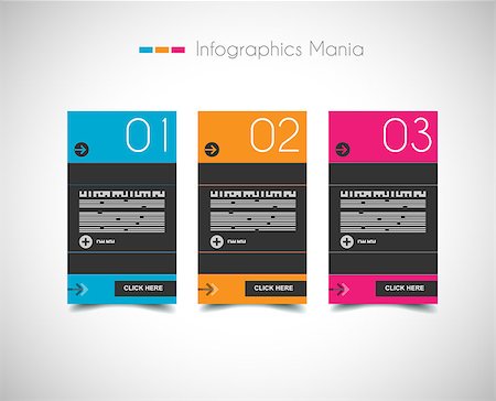 simsearch:400-06855104,k - Infographic design template with paper tags. Ideal to display information, ranking and statistics with orginal and modern style. Stockbilder - Microstock & Abonnement, Bildnummer: 400-07042426