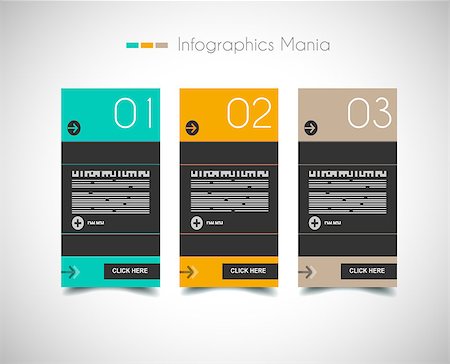 simsearch:400-06855104,k - Infographic design template with paper tags. Ideal to display information, ranking and statistics with orginal and modern style. Stockbilder - Microstock & Abonnement, Bildnummer: 400-07042427