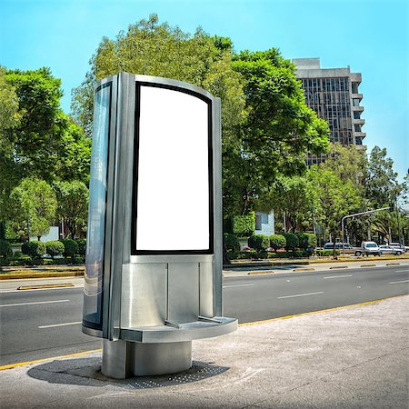 simsearch:400-08153824,k - Street blank billboard ready for your advertisement Stock Photo - Budget Royalty-Free & Subscription, Code: 400-07043367