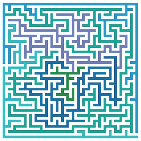 labyrinth path Photographie de stock - Aubaine LD & Abonnement, Code: 400-07043451