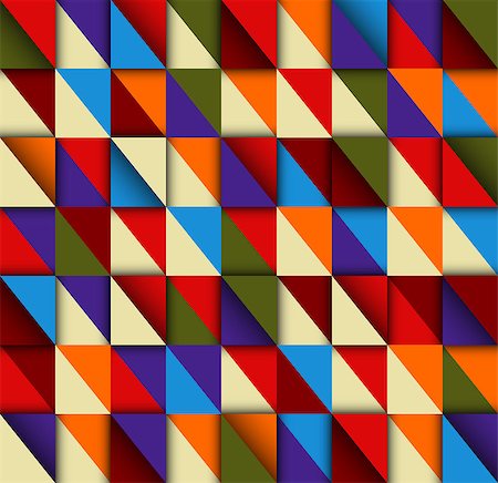Texture of triangles. Vector illustration. Stock Photo - Budget Royalty-Free & Subscription, Code: 400-07043917