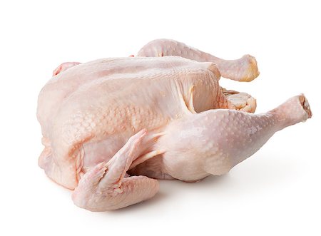 simsearch:400-05909845,k - Raw chicken isolated on a white background Foto de stock - Super Valor sin royalties y Suscripción, Código: 400-07054657