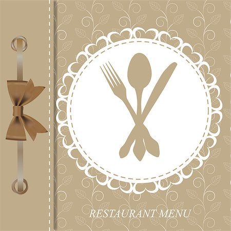 fork illustration - The concept of Restaurant menu. Stock Photo - Budget Royalty-Free & Subscription, Code: 400-07055133