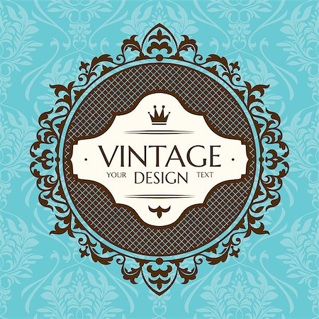simsearch:400-05706300,k - Vintage floral frame. Great for greeting and invitation card. Stock Photo - Budget Royalty-Free & Subscription, Code: 400-07055314