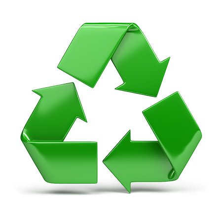 simsearch:400-04069668,k - green, shiny recycling symbol. 3d image. Isolated white background. Photographie de stock - Aubaine LD & Abonnement, Code: 400-07056710