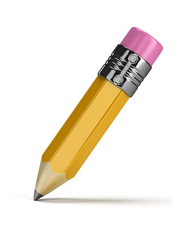 simsearch:400-05894961,k - lead pencil. 3d image. Isolated white background. Stock Photo - Budget Royalty-Free & Subscription, Code: 400-07056764