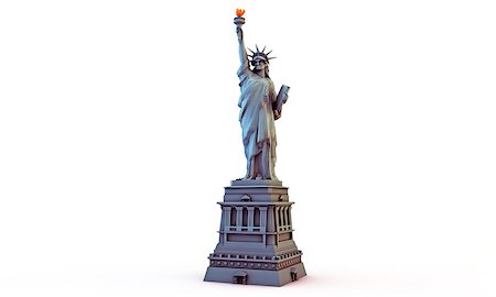 simsearch:400-06129343,k - liberty statue with black glasses Photographie de stock - Aubaine LD & Abonnement, Code: 400-07050147