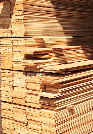 Wooden boards in a warehouse of building materials Stock Photo - Budget Royalty-Free & Subscription, Code: 400-07050989