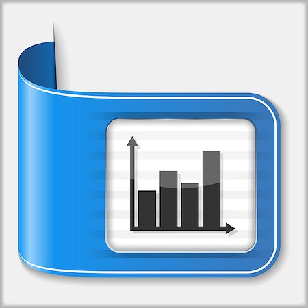 Abstract icon of a chart, vector eps10 illustration Photographie de stock - Aubaine LD & Abonnement, Code: 400-07051036