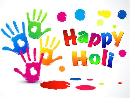 powder in hand - abstract happy holi background vector illustration Foto de stock - Super Valor sin royalties y Suscripción, Código: 400-07052166