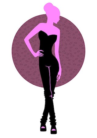 simsearch:400-05946518,k - Vector illustration of Beautiful woman Stockbilder - Microstock & Abonnement, Bildnummer: 400-07052346