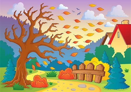 simsearch:400-07052410,k - Autumn thematic image 9 - eps10 vector illustration. Stockbilder - Microstock & Abonnement, Bildnummer: 400-07052378